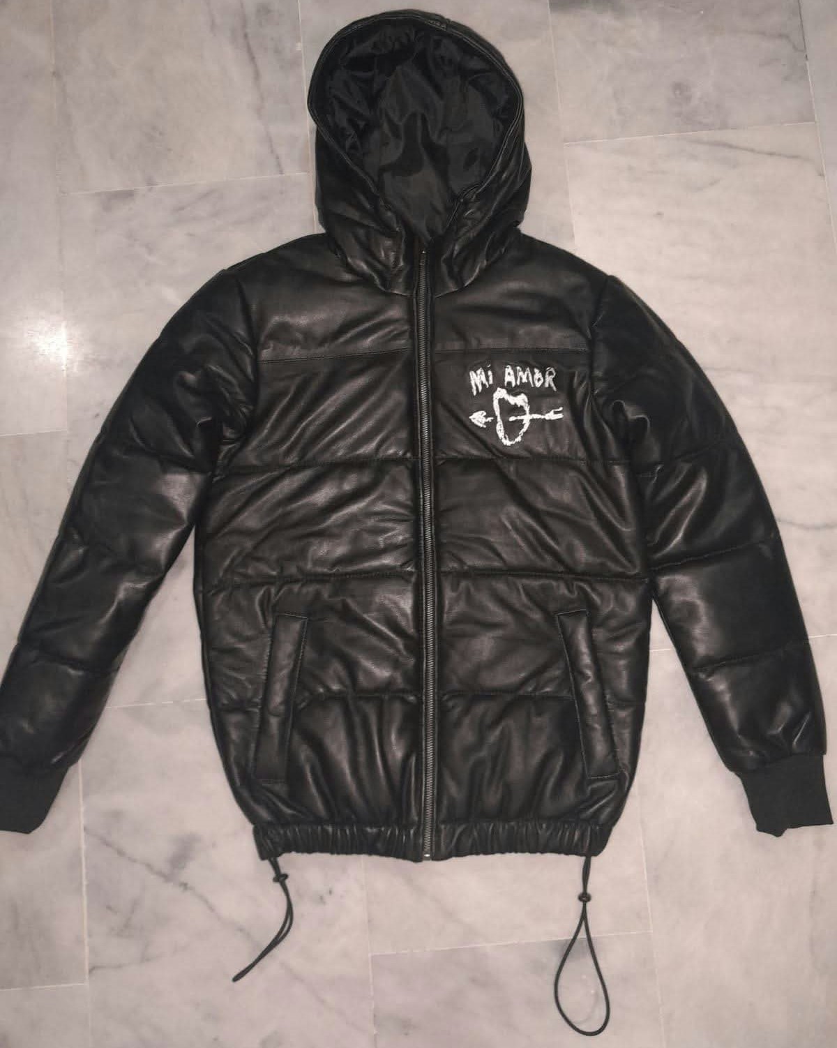 hairOn leather jacket